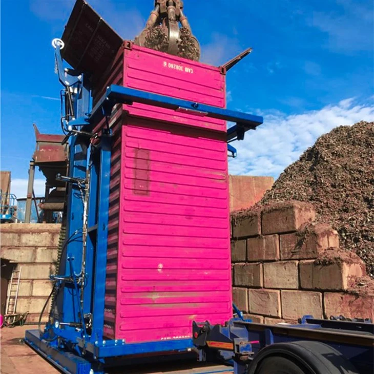Hydraulic Container Tilter For Loading